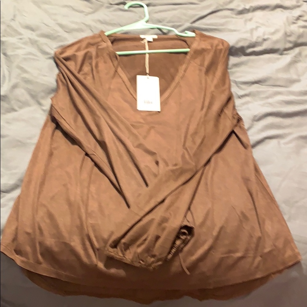 Dylan Suede Top - small